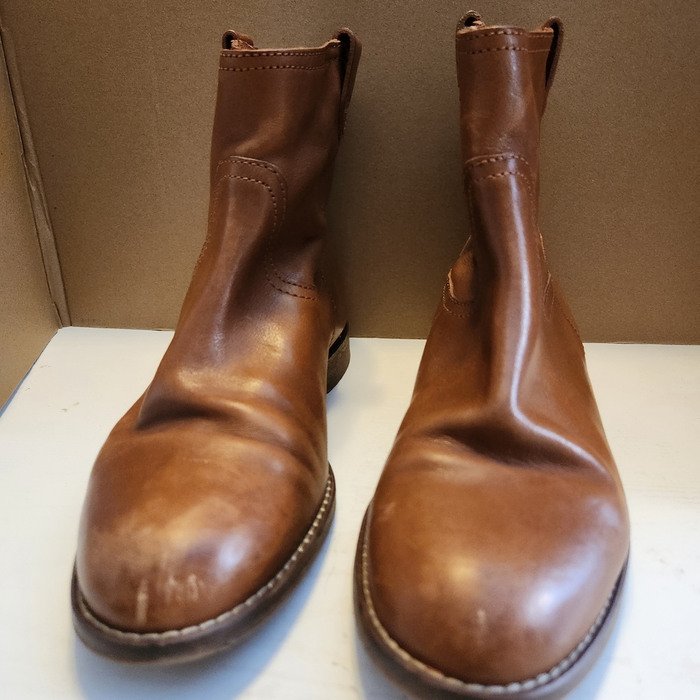 Madewell Tan Leather Boots